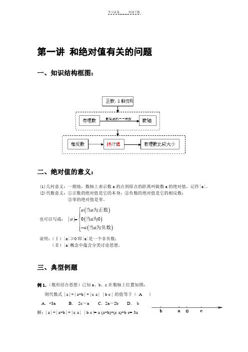 初一数学复习资料(很详细)