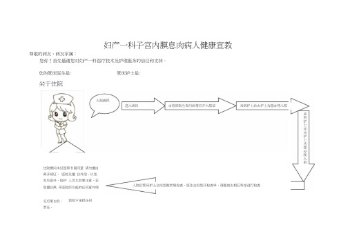 妇科子宫内膜息肉病人健康宣教