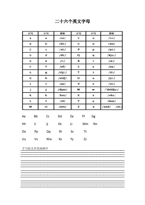 英语国际音标学习非常全面