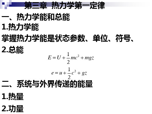 工程热力学第三章