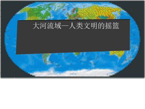 大河流域──人类文明的摇篮 PPT课件