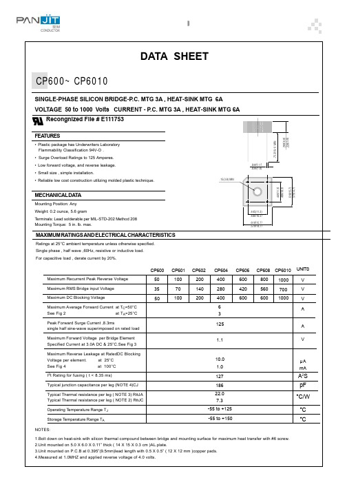 CP601中文资料