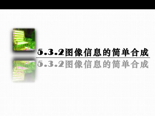 教科版信息技术高一必修 5.3.2图像信息的采集与加工 课件 (共51张PPT)