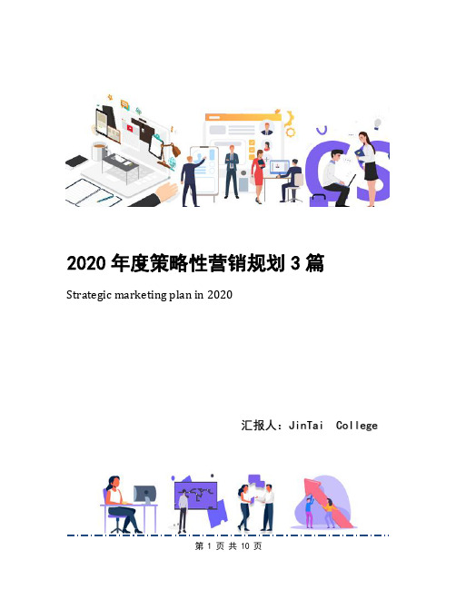 2020年度策略性营销规划3篇