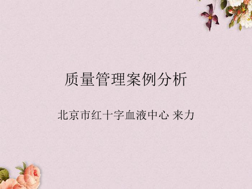 质量管理案例分析(ppt 53页)