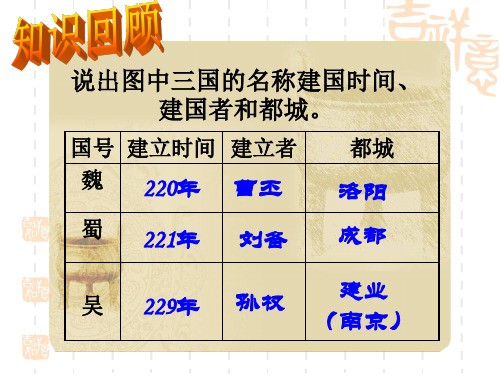 部编人教版七年级上册历史第17课西晋的短暂统一和北方各族的内迁课件(共27张PPT)