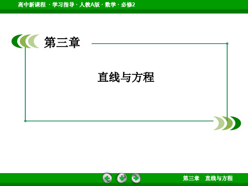 (人教A版)必修2课件：3-2-1 直线的点斜式方程