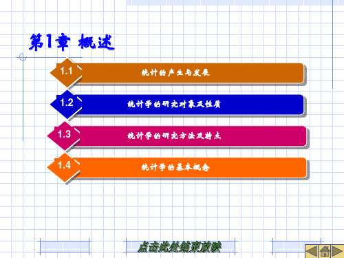 统计学基础课件第1章 概述