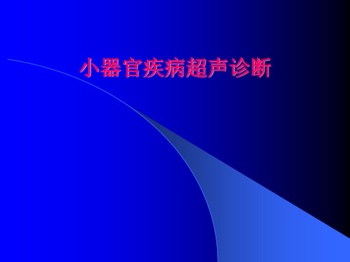 小器官疾病超声诊(64页)
