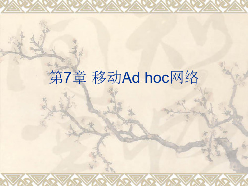 第7章移动Adhoc网络