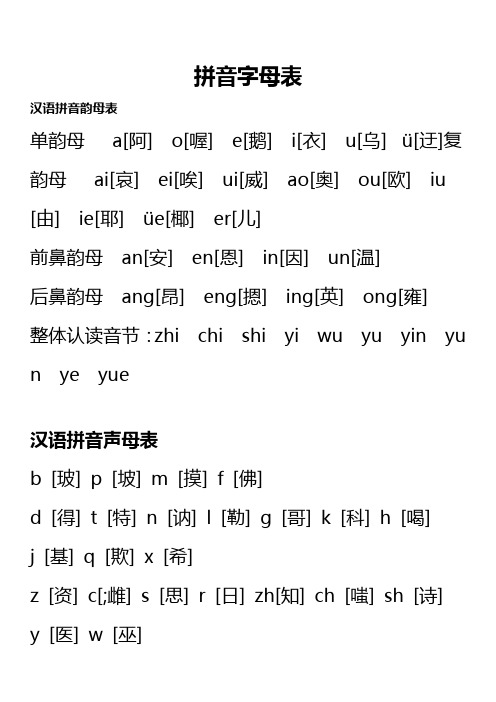 拼音字母表ea