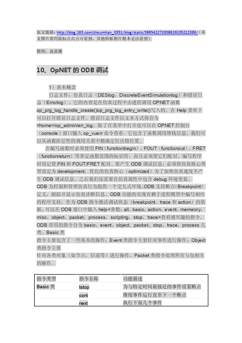 ODB调试_转自网易博客