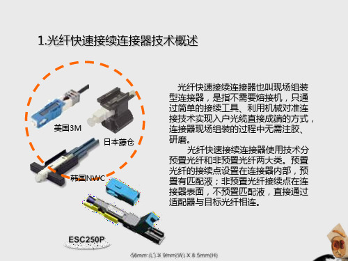 光纤冷接子技术交流资料