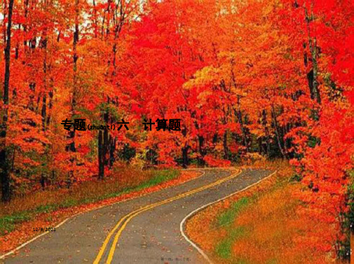 中考化学总复习专题6计算题