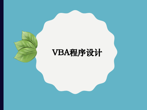 8.2 宏和VBA[6页]