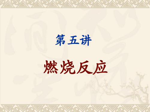 5-燃烧反应