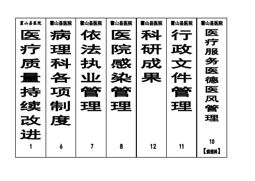 医院盒子标签