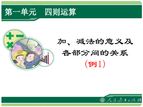 人教版四年级数学下册第一单元《四则运算》课件
