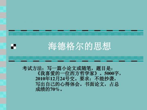 海德格尔