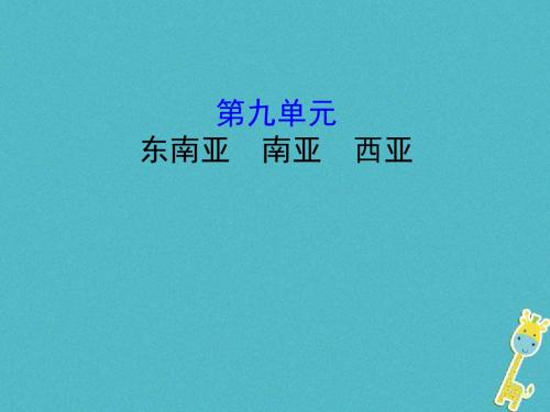 中考地理9东南亚南亚西亚复习课件