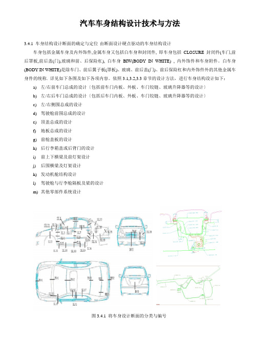 汽车车身结构设计技术与方法