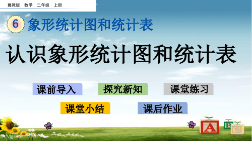 2021年冀教版二年级数学上册6 认识象形统计图和统计表课件