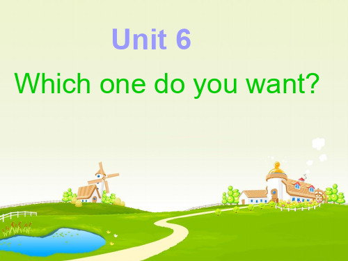 湘少版英语五上《Unit6 Which one do you want》 (1)