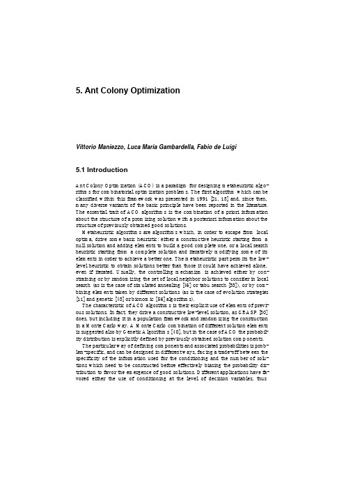 5. Ant Colony Optimization