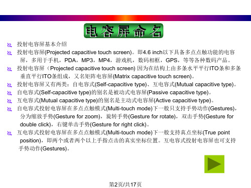 触摸屏基础剖析