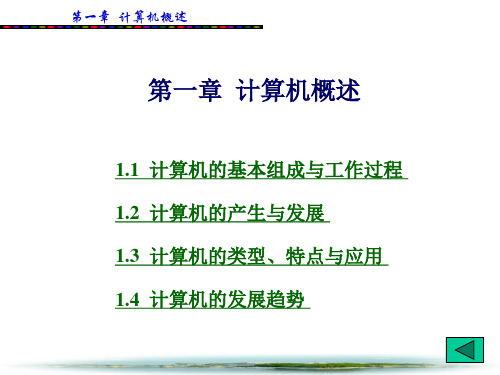 计算机应用基础教程第1章精品PPT课件