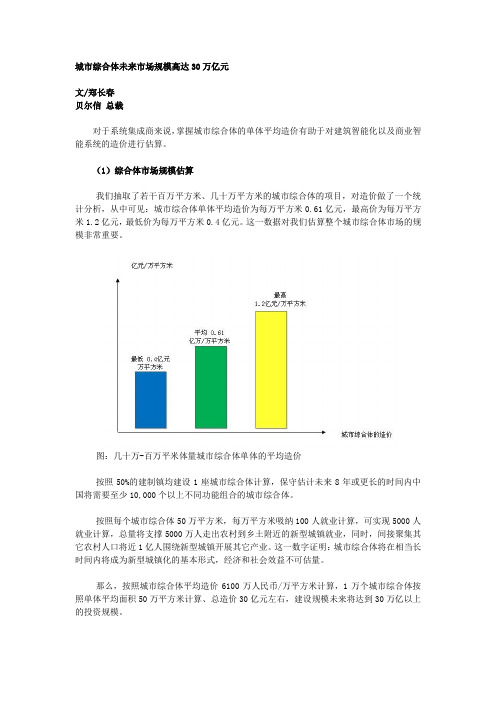 城市综合体对高清智能视频的需求分析