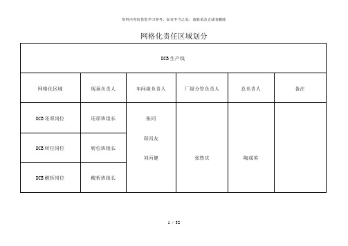 【精品】网格化责任区域划分