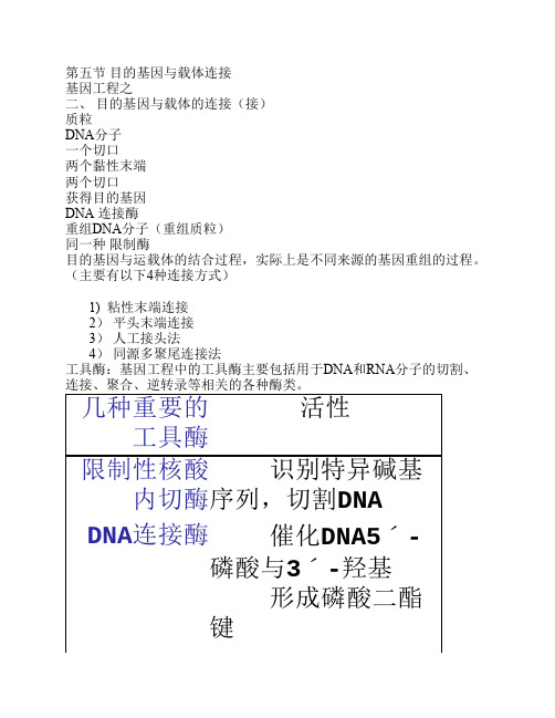 第二章56 目的基因连接及导入