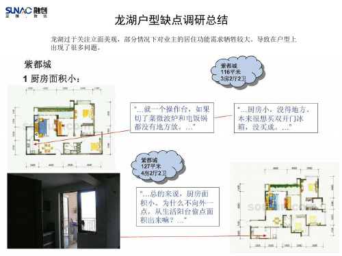 龙湖地产户型缺点调研总结_24页