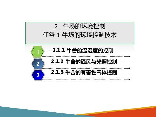 牛场的环境控制—牛场的环境控制技术