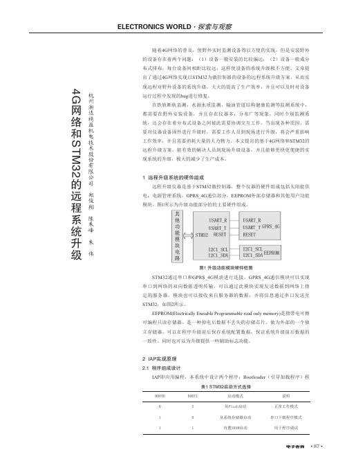 4G网络和STM32的远程系统升级