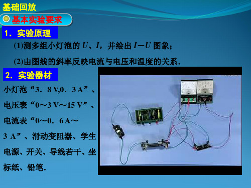 实验 测绘小灯泡伏安特性曲线