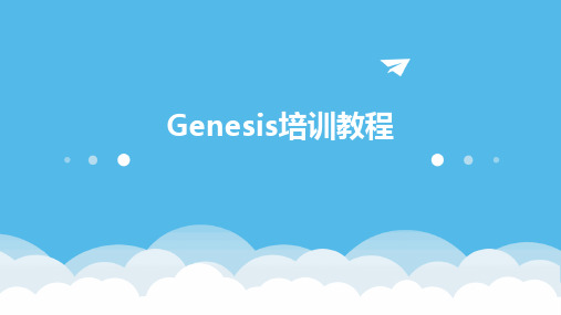 Genesis培训教程