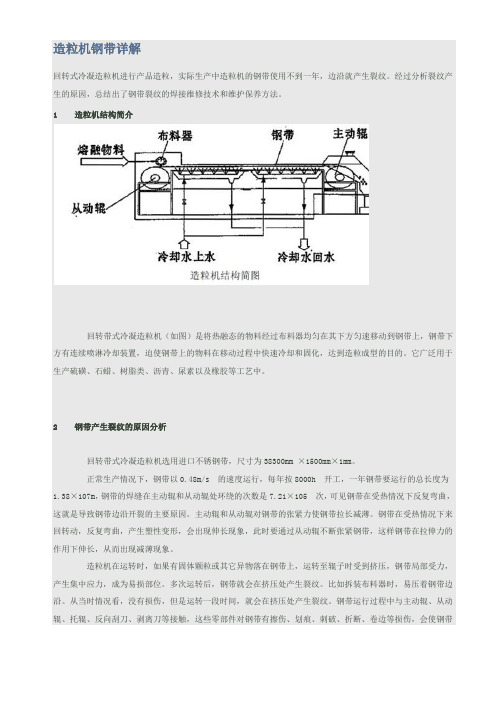 造粒机钢带详解