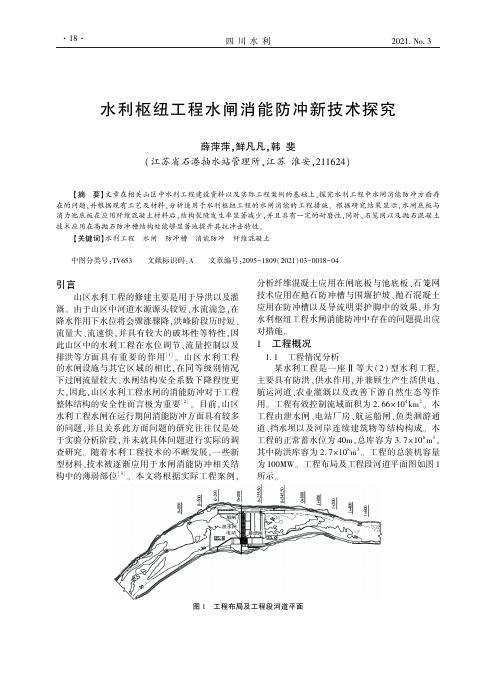 水利枢纽工程水闸消能防冲新技术探究