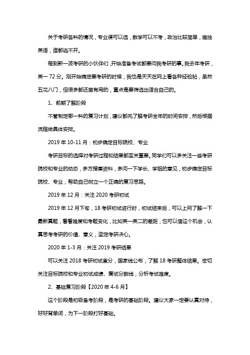 2021考研英语咋复习?英一70+学姐-分享干货经验!