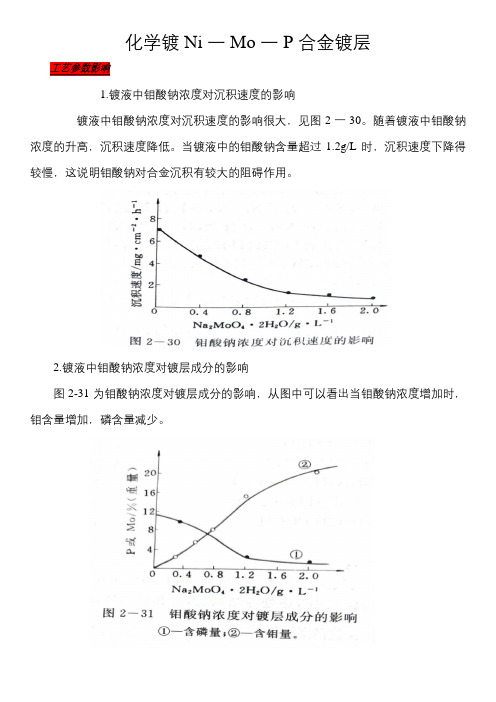 化学镀Ni-Mo-P合金镀层(2)