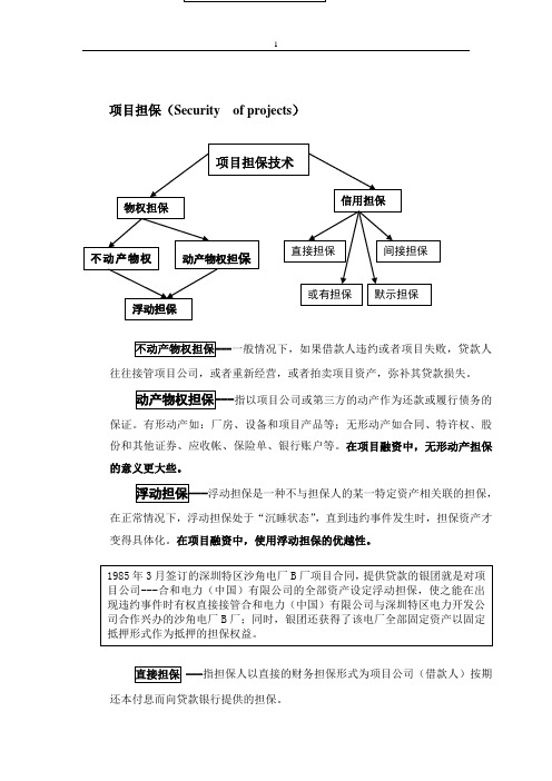 项目担保案例