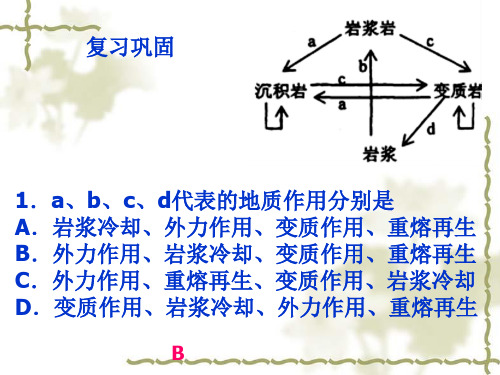 2.2地球表面形态(一课时上课用)PPT课件