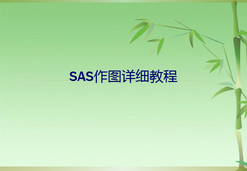 SAS作图详细教程(共75张PPT)