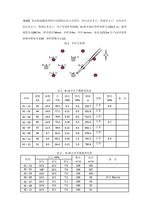 采油工地质工动态分析试题及答案(13-1)