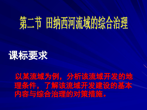 中图版高中地理必修三2.2《美国田纳西河流域的综合治理》优质课件(共31张PPT)