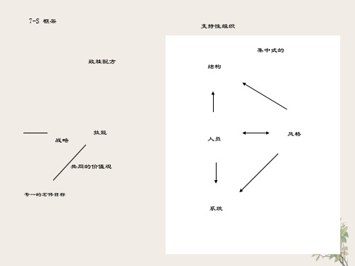 麦肯锡-7S框架组织布局经典模型(ppt20)