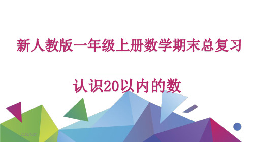 新人教版一年级上册数学期末总复习(专题)课件