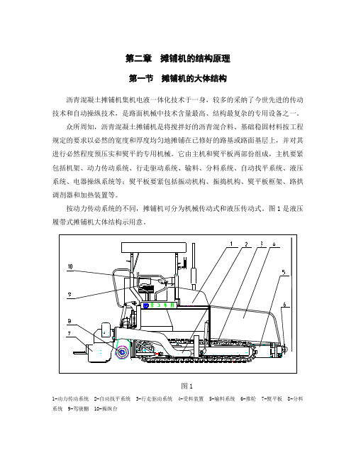 第二章摊铺机的结构原理